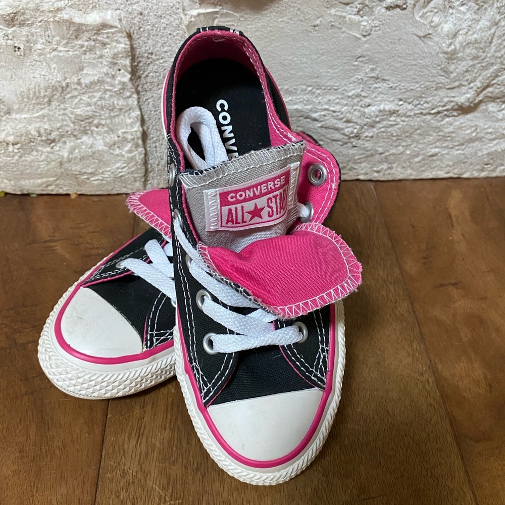 Girls Converse Chuck Taylor All Star Double Tongue Shoe - Size 12.5